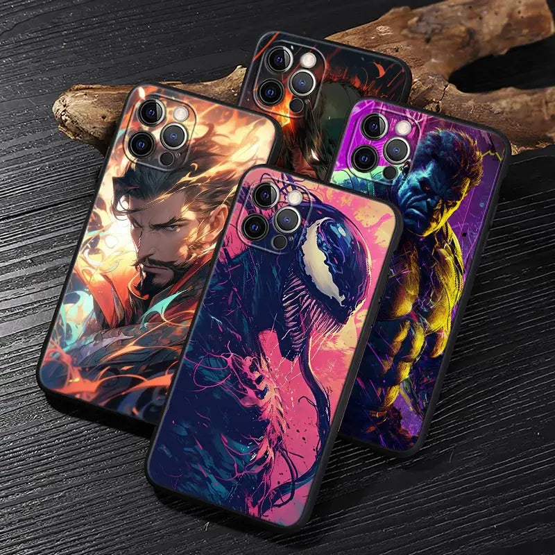 Marvel Heroes Case For iPhone Protect Soft Funda
