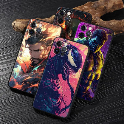 Marvel Heroes Case For iPhone Protect Soft Funda