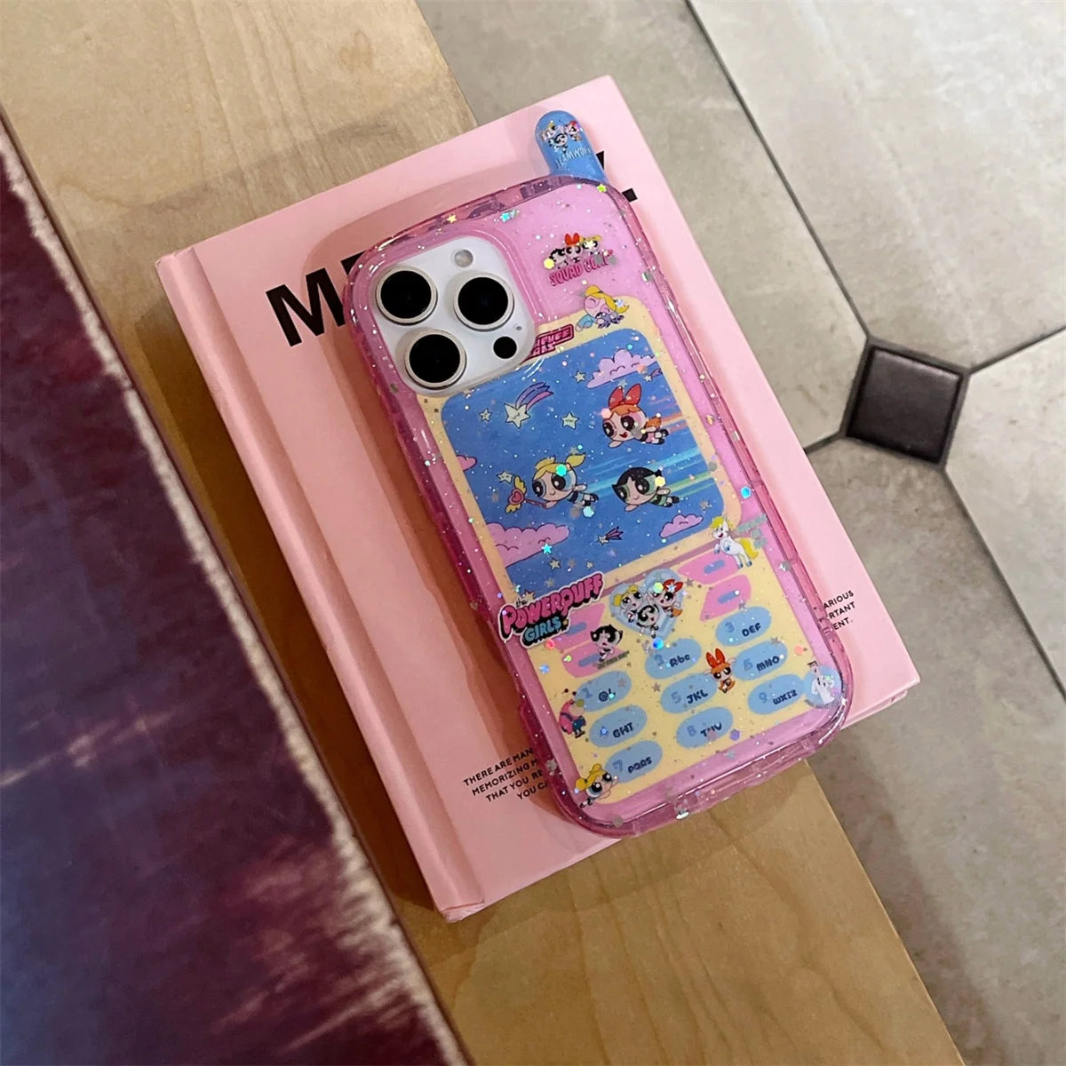 New The Pink Little Policewoman Cat Melody Big Brother Phone Case For iPhone