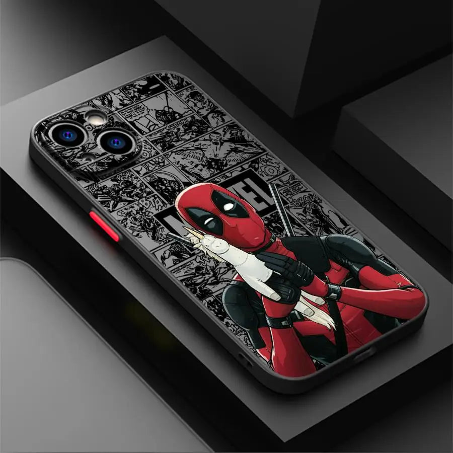 Marvel Funny Deadpool Case For iPhone