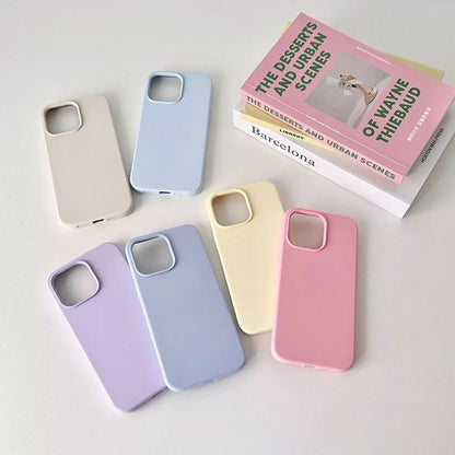 Premium Original Silicone iPhone Case With Logo – Soft Touch Cover