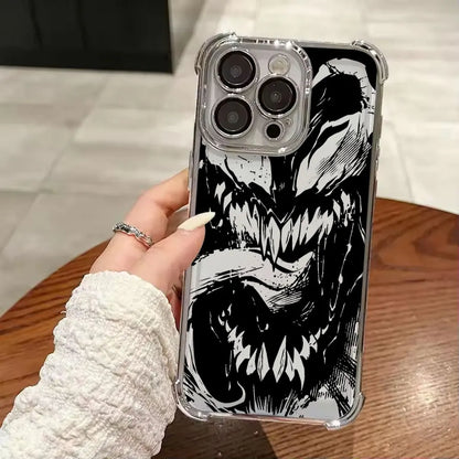 Venom Art Marvel Luxury Shockproof Case For iPhone