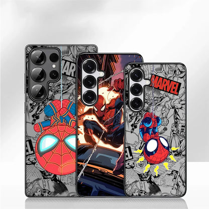 Sticker Marvel Spiderman Cover Phone Case For Apple iPhone