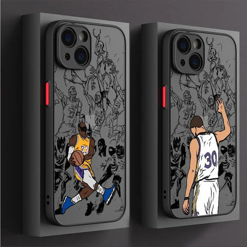 Cute Basketball Star Phone Case For iPhone