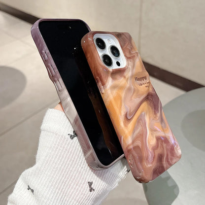 Fashion Oil Painting Marble Texture Phone Case
