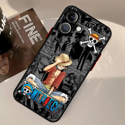 Case For iPhone Mini Back Phone Cover Ones Pieces Luffys Zoros