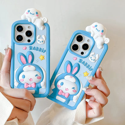 Cartoon Cinnamoroll Dog Soft Silicone Phone Case