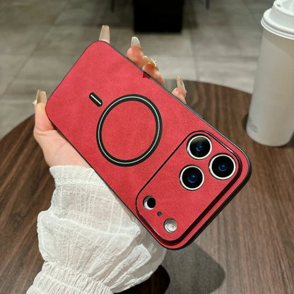 Magnetic Leather Case For iPhone Cover Magnet