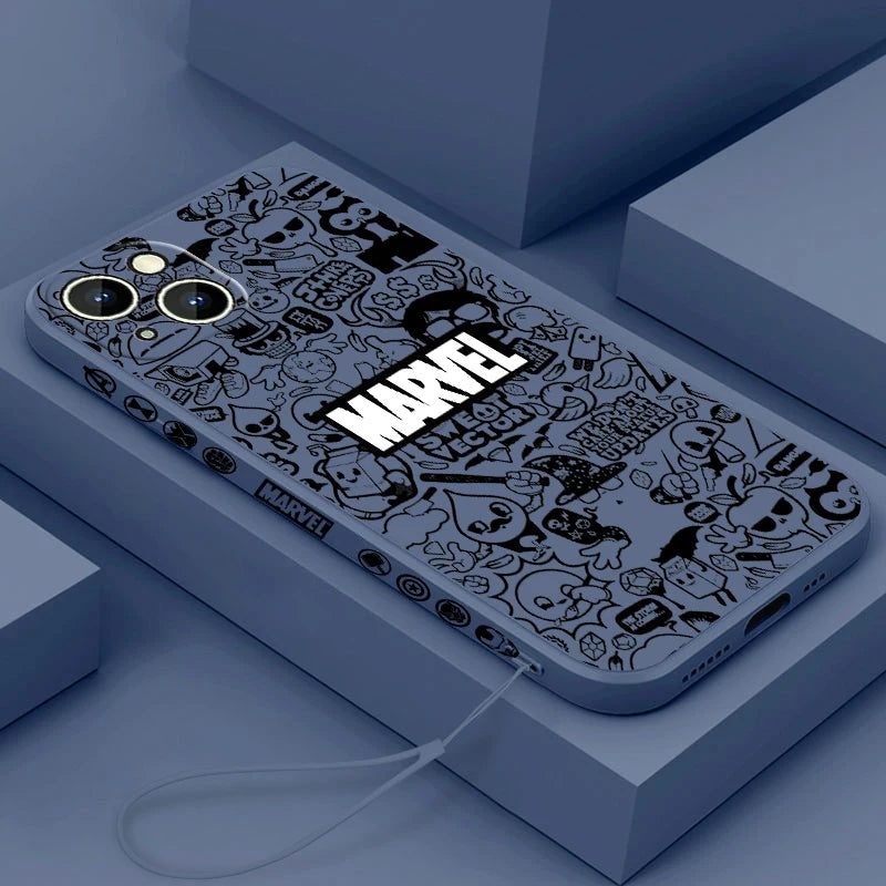 Marvel Superhero Cartoon For Apple iPhone