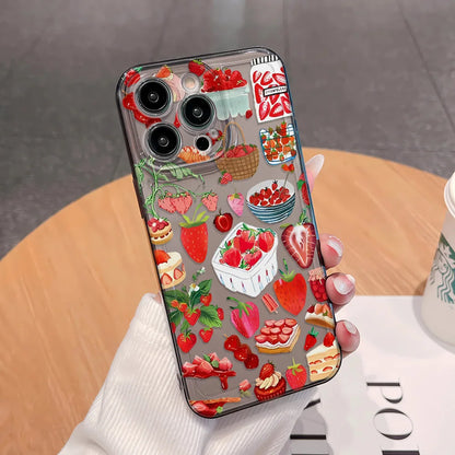 Strawberries Cherries Bright Fruits Phone Case