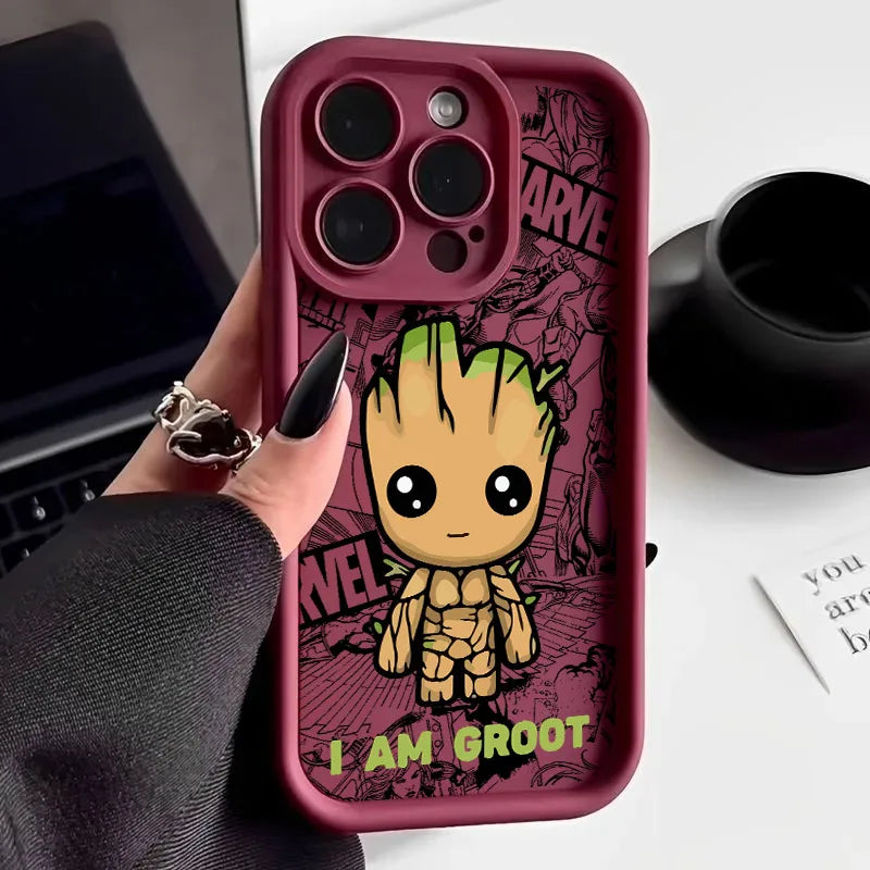 Cool Anime Groot Maronevel Phone Case For iPh