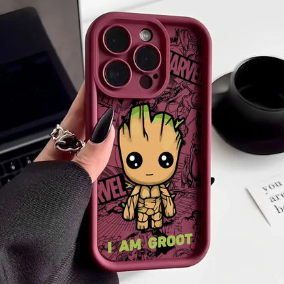 Cool Anime Groot Maronevel Phone Case For iPh