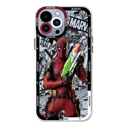Cover Marvel Interesting Deadpool Phone Case For Apple iPhone