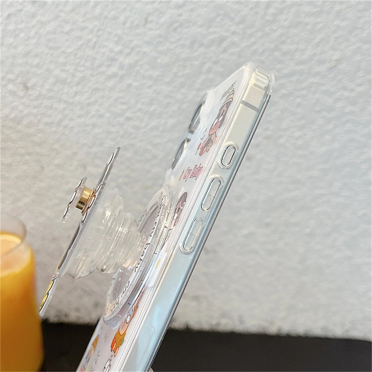 Kawaii Cartoon Cry Girl Magnetic Phone Case For iPhone
