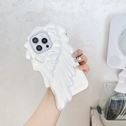 Angel Wings Shockproof Cover Cartoon Shatter Silicone Soft Case For iPhone