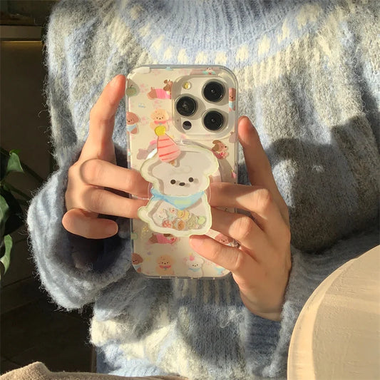 Cute Puppy Magnetic Phone Case
