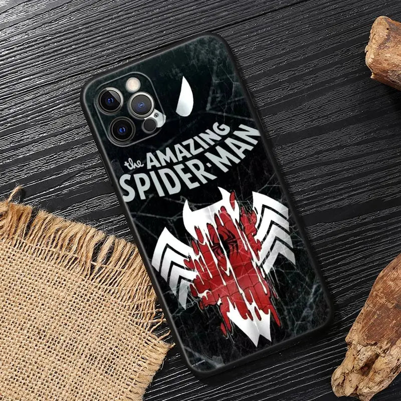 Venom Spiderman Marvel Case For iPhone Protect Funda