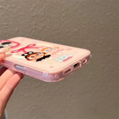Kawaii Cartoon Cry Girl Magnetic Phone Case For iPhone