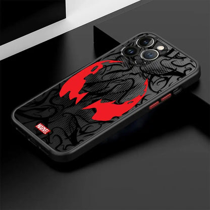 Marvel Iron Man Spiderman Back Phone Cover Case For iPhone