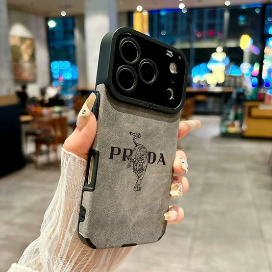 Microfiber Leather Phone Case For iphone Luxury Funda Italy Tiger Streetwear Cases