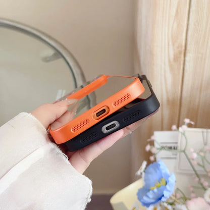 Luxury Magnetic Wireless Charging Mirror Case For iPhone Full Makeup Mirror Lens Protection Girl's Gift