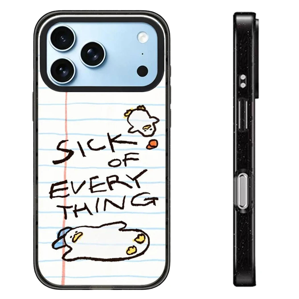 Funny Coffee Duck Impact Magnetic Phone Case Cover For iPhone