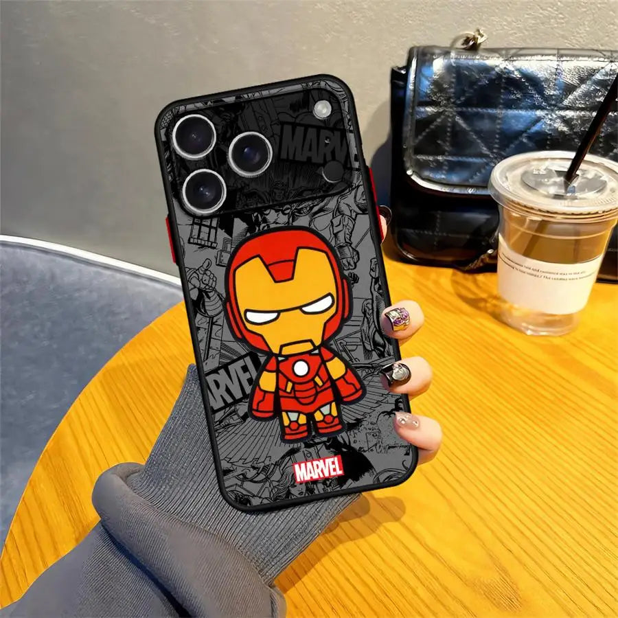 Cartoon Marvel Groot Spiderman Case For iPhone
