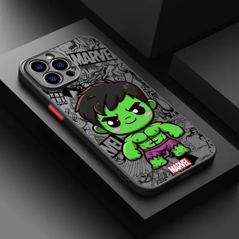 Marvel The Hulk Cartoon Phone Case For iPhone