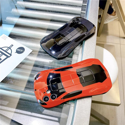 Armored Luxury Super Car Soft TPU Painted Shockproof Phone Case For IPhone