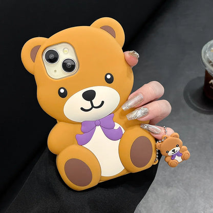 Kawaii Teddy Bear Phone Case