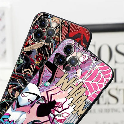 Miles Morales Spiderman Gwen Phone Case For iPhone
