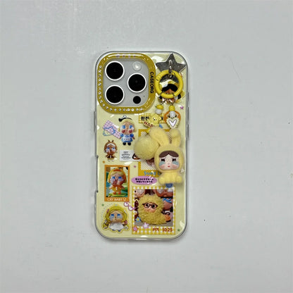 Kawaii Cartoon Girl Phone Case For iPhone