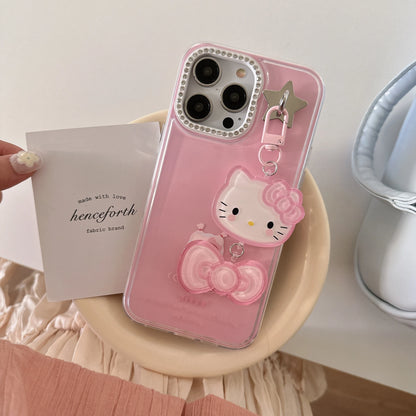 Pink Yellow Kitty Phone Case