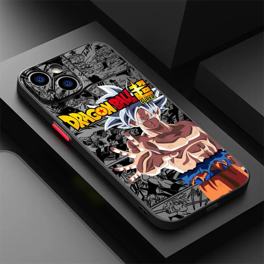 Case For iPhone Back Phone Cover Dragon Ball Saiyan 4 Son Goku