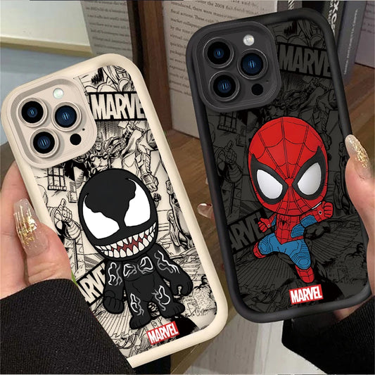 Marvel Spider Man Silicone Case For iPhone