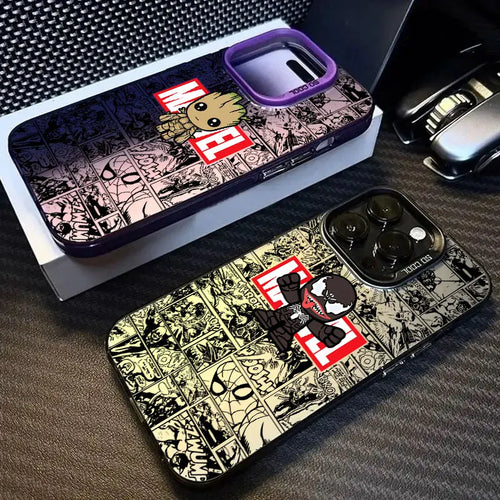 Cool Marvel Venom Rocket Raccoon Phone Case For iPhone