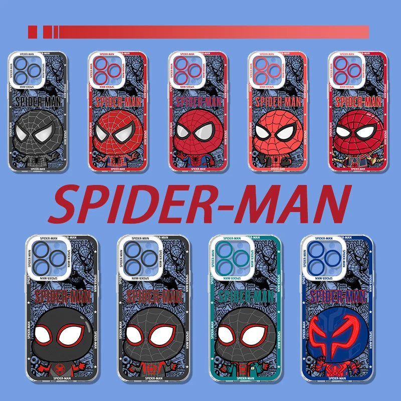 Marvel Spider Man Silicone Phone Case For iPhone