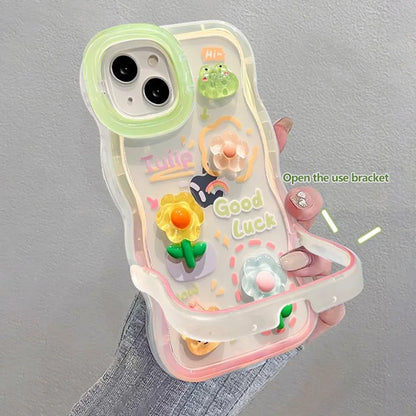 Flower Bracelet Chain Phone Holder Phone Case