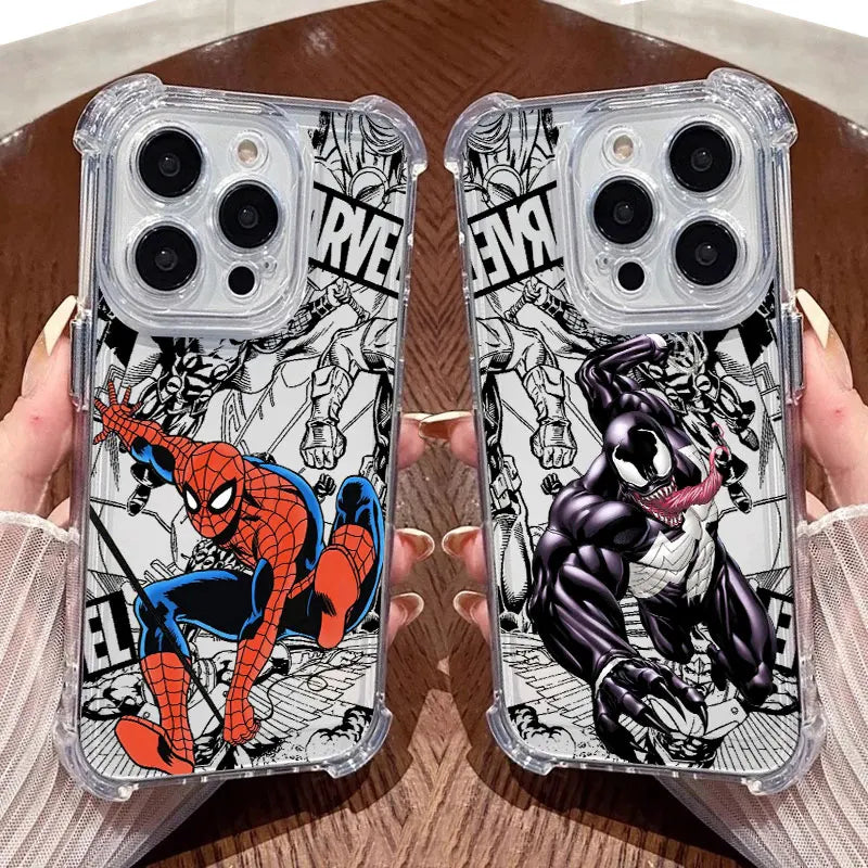 Cool Marvel Spider Man Venom Clear Case For iPhone