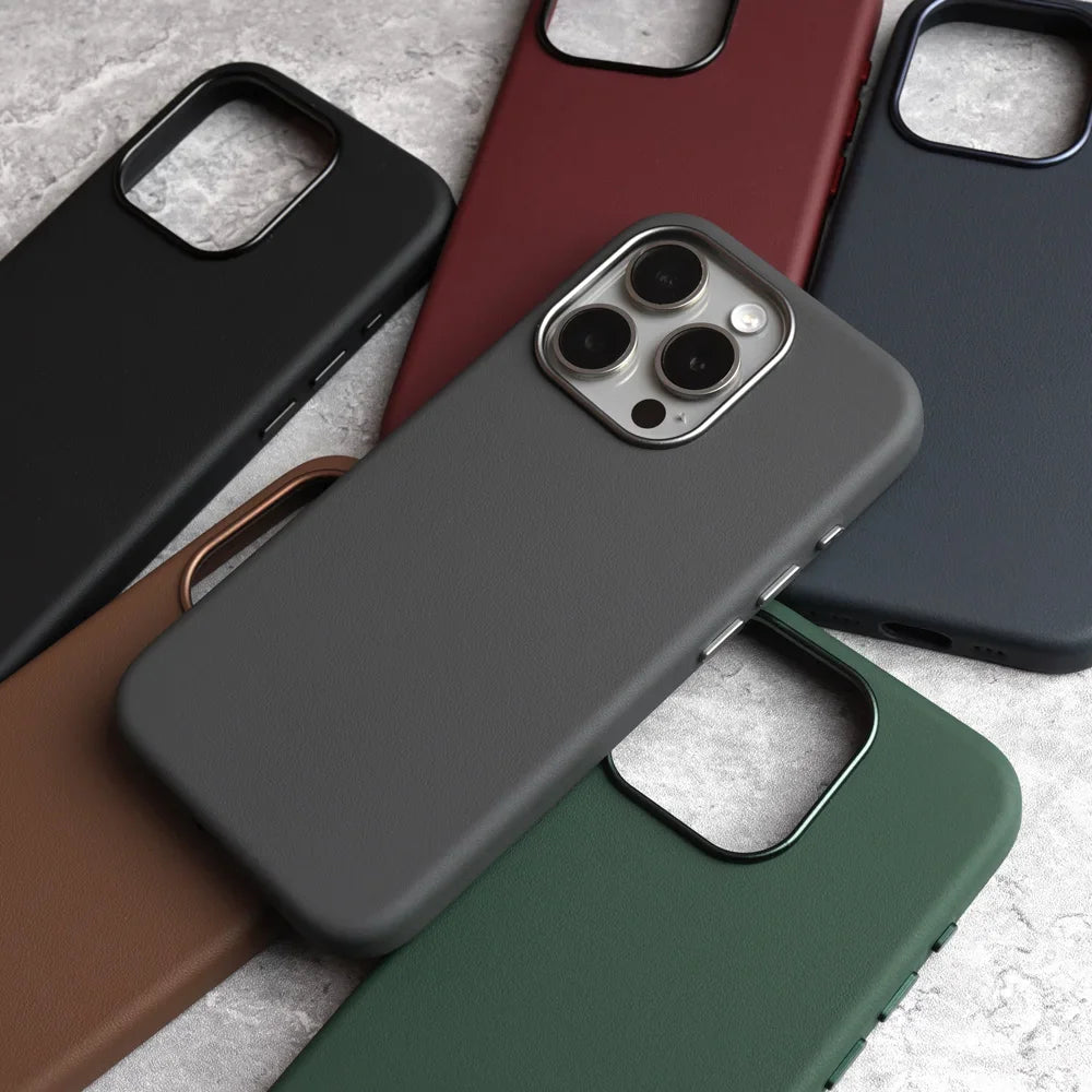 YMW Italian Nappa Genuine Leather Case for iPhone