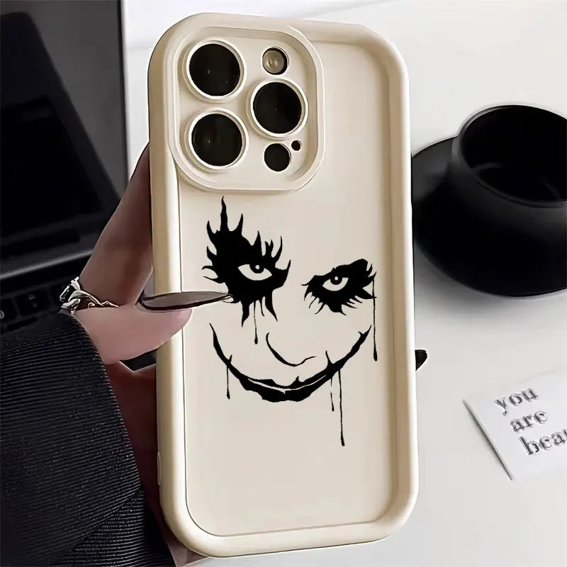 Smiling Jokers Marvel Silicone Case For Apple iPhone