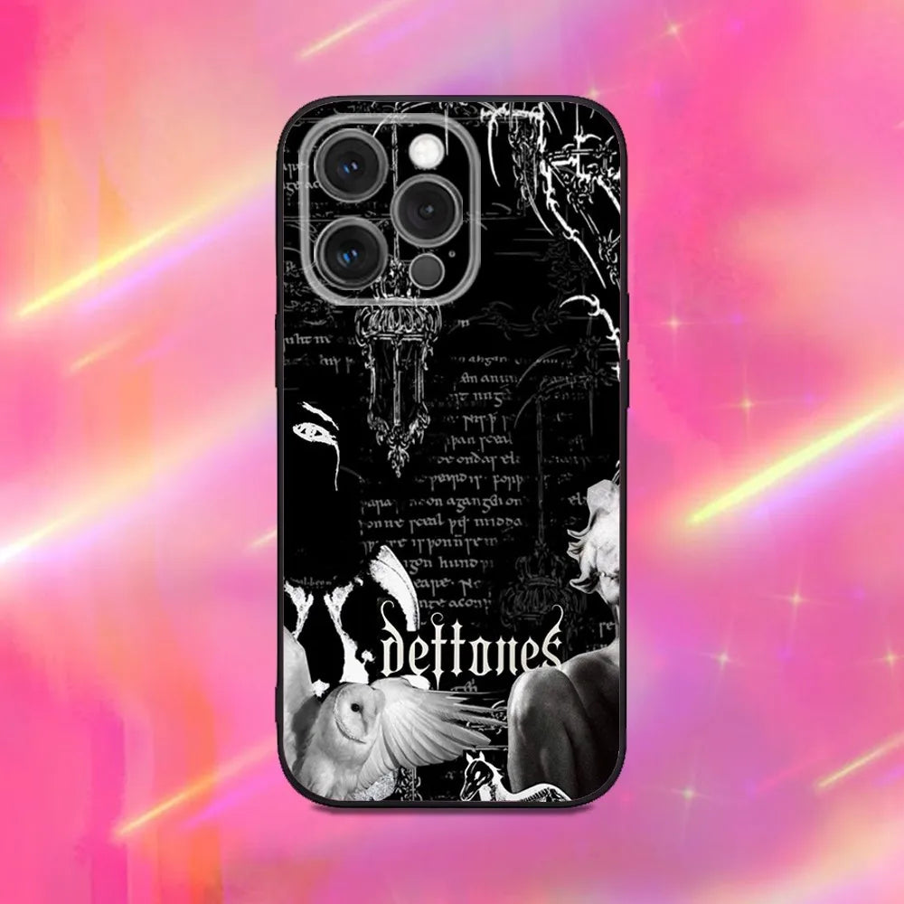 Rock Band Deftones Phone Case For iPhone Soft Silicone Black Case