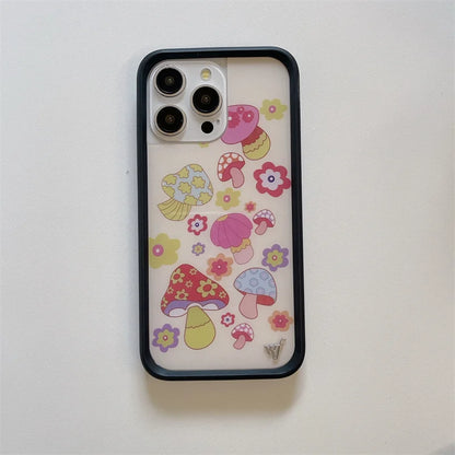 Wildflower 3D Cake Mushrooms Phone Case For iPhone