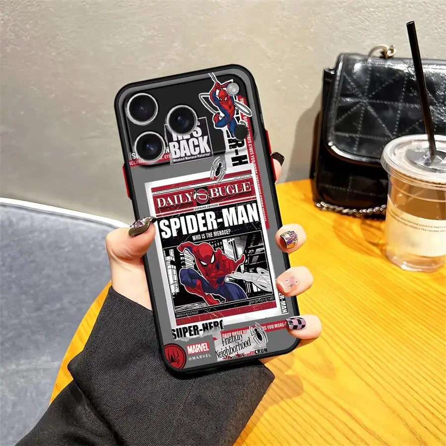 Marvel Spider Man Case For iPhone Back Phone Cover