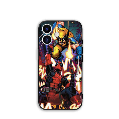 Marvel Comics Wolverine Deadpool Case For Apple iPhone