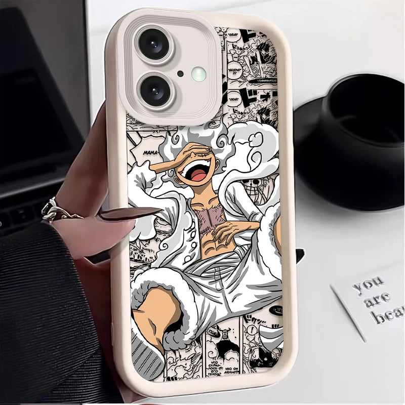 Anime One Piece Soft Silicone Phone Case for iPhone