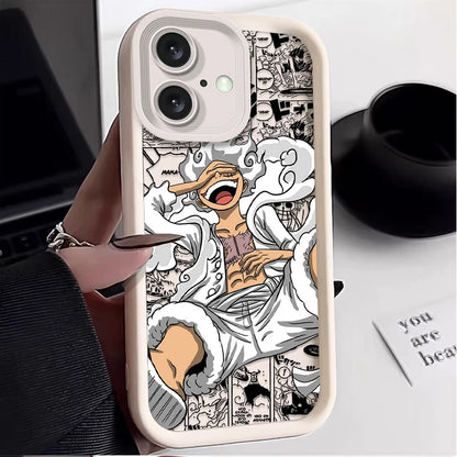 Anime One Piece Soft Silicone Phone Case for iPhone