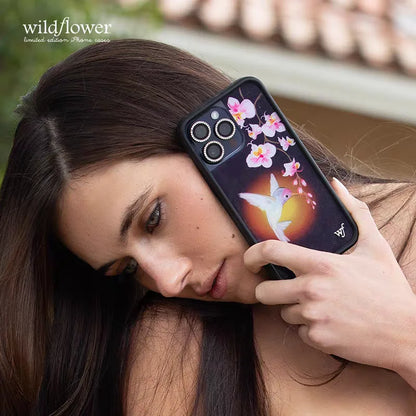 Wildflower Hummingbird Phone Case For iPhone