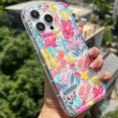 Flower Summer Pink Floral Phone Case For iPhone