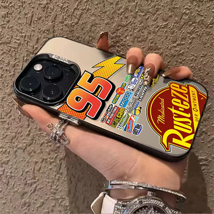 Lightning McQueen 95 Shockproof Matte iPhone Case, Hard Plating Cover